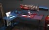 Gaming-Ecktisch in L-Form